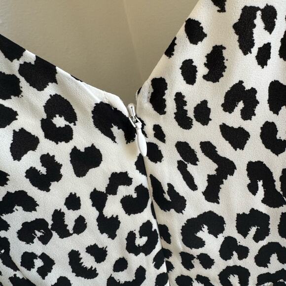 Y2K Leopard Print V neck Slip‎ Dress Size S - Picture 6 of 6